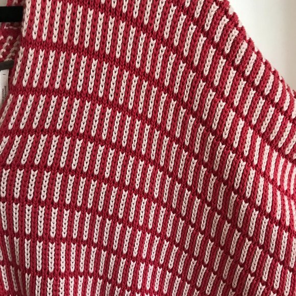 Free People Zipper Back Dolman Knit Sweater Red XS - Picture 4 of 7